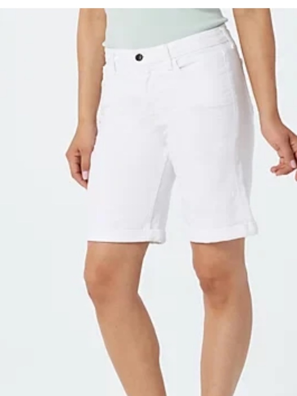 Jen7 by 7 for All Mankind‎ Bermuda Shorts White Size 0 New with tags